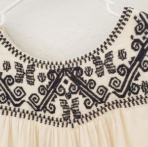 Lucky Brand Embroidered Blouse